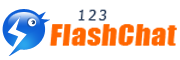 123 Flash Chat logo